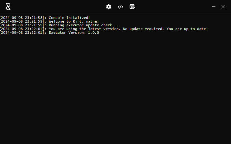 Screenshot of Rift's advanced settings